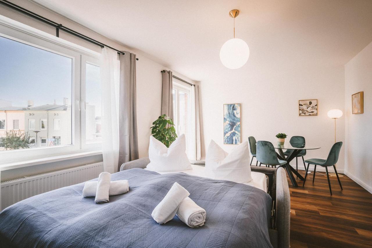 Sadebo Apartments Luebeck Mit Terrasse Oder Balkon Dış mekan fotoğraf