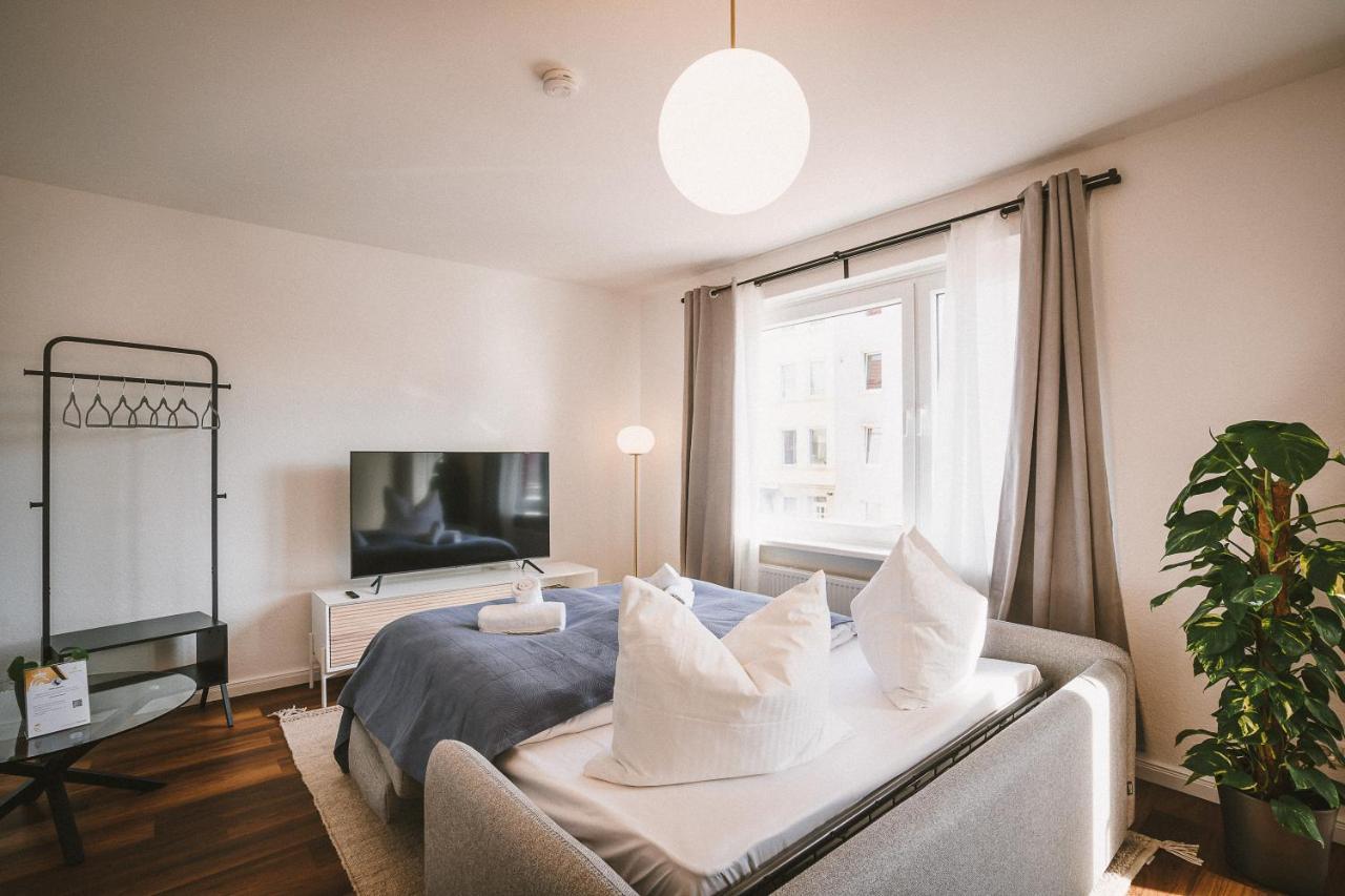 Sadebo Apartments Luebeck Mit Terrasse Oder Balkon Dış mekan fotoğraf